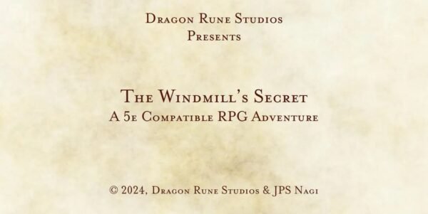 The Windmill's Secret - A D&D 5e Adventure (Digital)