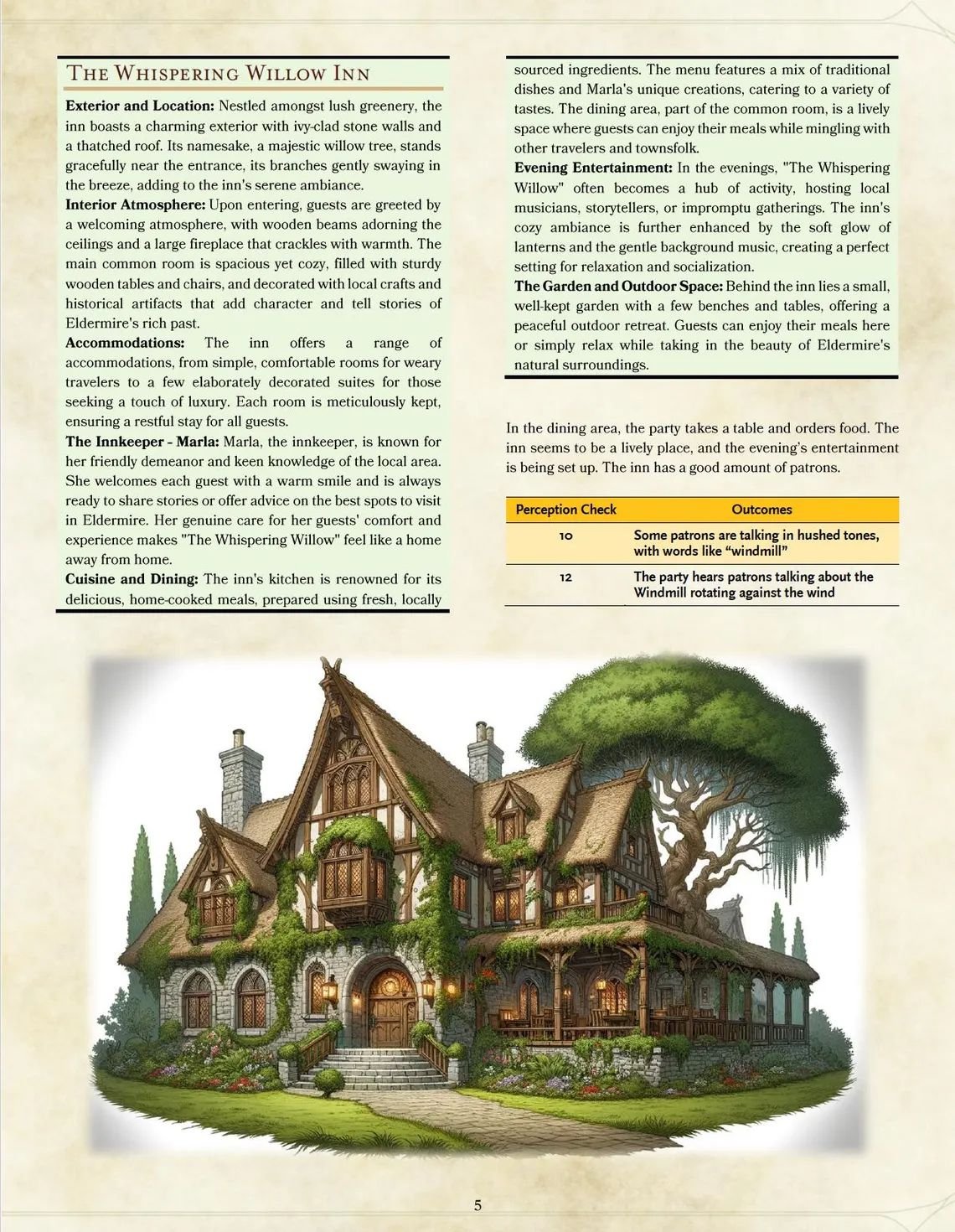 The Windmill's Secret - A D&D 5e Adventure (Digital) - Image 4