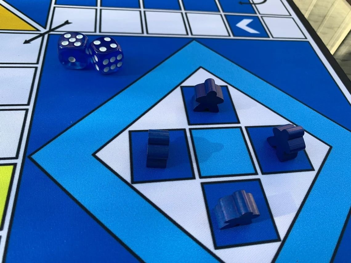 Luxury Deluxe Neoprene Parcheesi & Snakes and Ladders Game Set - Image 6