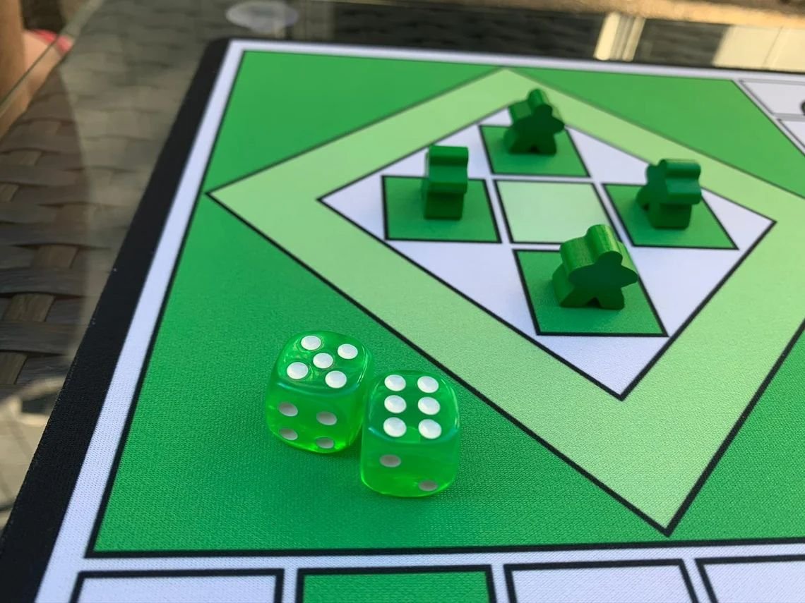 Luxury Deluxe Neoprene Parcheesi & Snakes and Ladders Game Set - Image 7