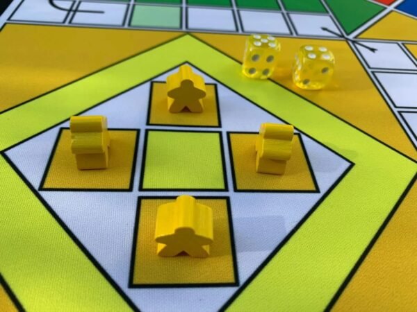 Luxury Deluxe Neoprene Parcheesi & Snakes and Ladders Game Set - Image 8
